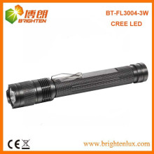 Фабрика сбывания алюминиевый XPE 3Watt CREE 2 * AA приведенный в действие факел света самого лучшего факела с зажимом